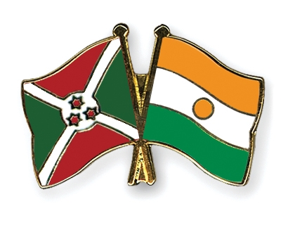 Fahnen Pins Burundi Niger