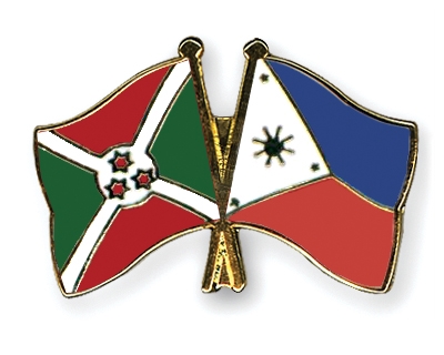 Fahnen Pins Burundi Philippinen