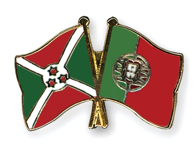 Fahnen Pins Burundi Portugal