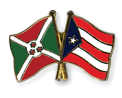 Fahnen Pins Burundi Puerto-Rico