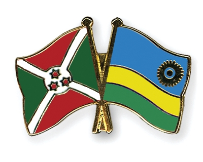 Fahnen Pins Burundi Ruanda