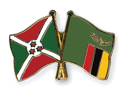 Fahnen Pins Burundi Sambia