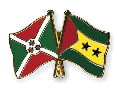 Fahnen Pins Burundi Sao-Tome-und-Principe