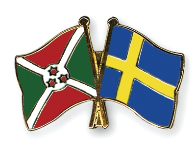 Fahnen Pins Burundi Schweden