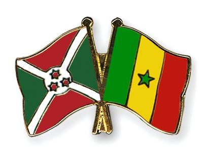 Fahnen Pins Burundi Senegal