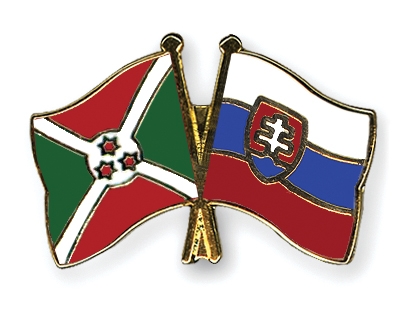 Fahnen Pins Burundi Slowakei