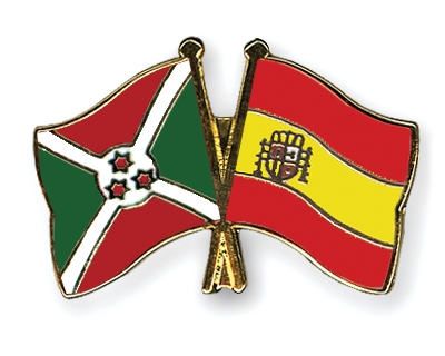 Fahnen Pins Burundi Spanien