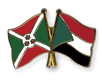 Fahnen Pins Burundi Sudan