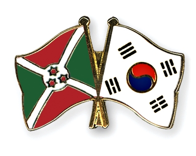 Fahnen Pins Burundi Sdkorea