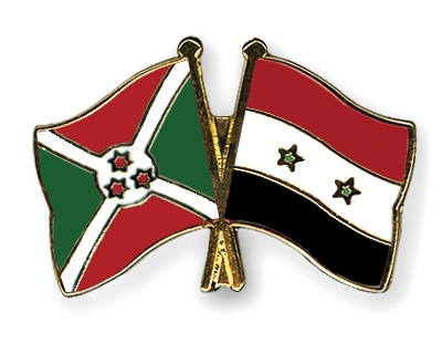 Fahnen Pins Burundi Syrien