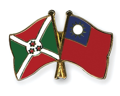 Fahnen Pins Burundi Taiwan