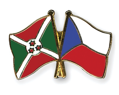 Fahnen Pins Burundi Tschechische-Republik