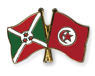 Fahnen Pins Burundi Tunesien