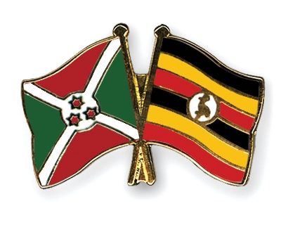 Fahnen Pins Burundi Uganda