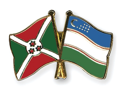 Fahnen Pins Burundi Usbekistan