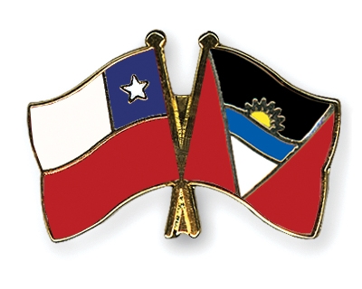 Fahnen Pins Chile Antigua-und-Barbuda