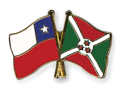 Fahnen Pins Chile Burundi