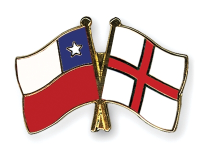 Fahnen Pins Chile England