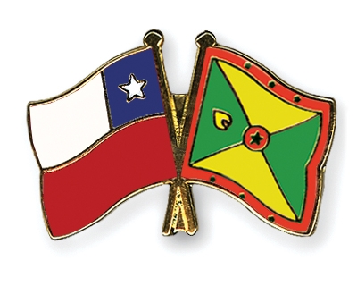 Fahnen Pins Chile Grenada