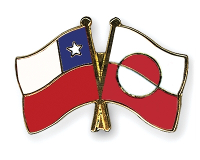 Fahnen Pins Chile Grnland