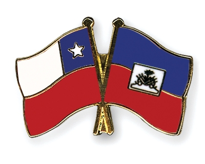Fahnen Pins Chile Haiti