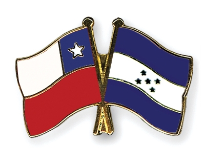 Fahnen Pins Chile Honduras