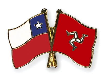 Fahnen Pins Chile Isle-of-Man