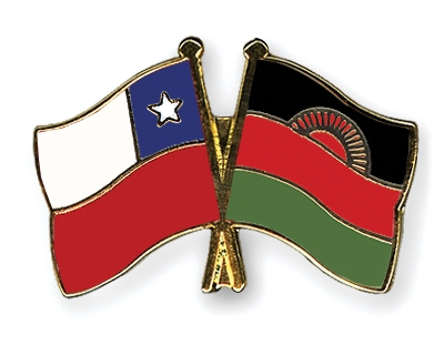 Fahnen Pins Chile Malawi