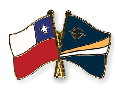 Fahnen Pins Chile Marshallinseln