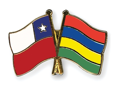 Fahnen Pins Chile Mauritius