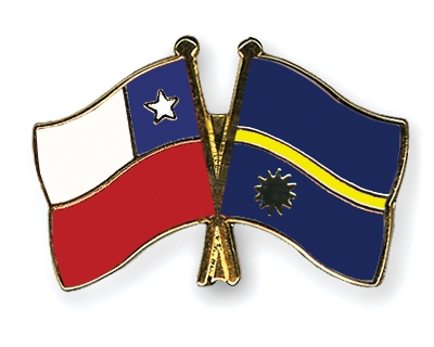 Fahnen Pins Chile Nauru