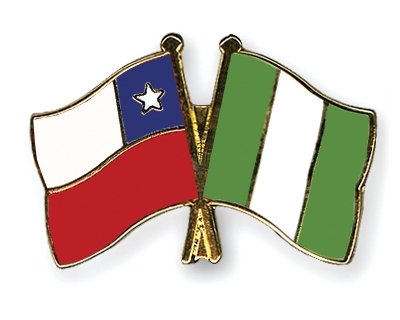 Fahnen Pins Chile Nigeria