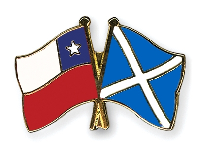 Fahnen Pins Chile Schottland