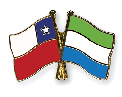 Fahnen Pins Chile Sierra-Leone