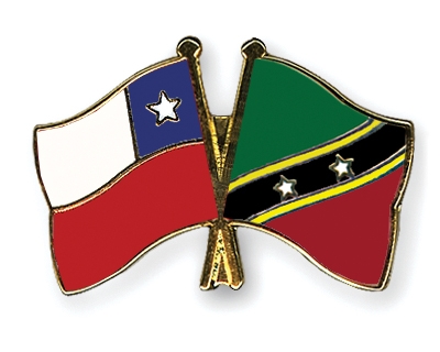 Fahnen Pins Chile St-Kitts-und-Nevis