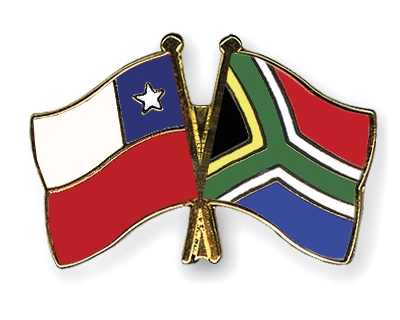 Fahnen Pins Chile Sdafrika