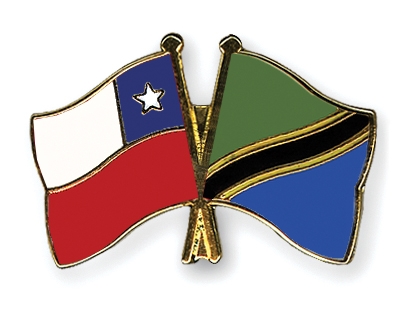 Fahnen Pins Chile Tansania