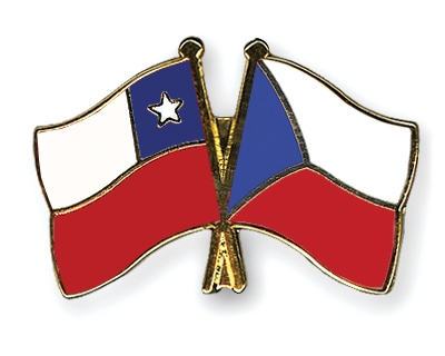 Fahnen Pins Chile Tschechische-Republik