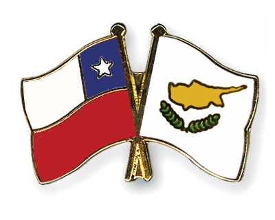 Fahnen Pins Chile Zypern