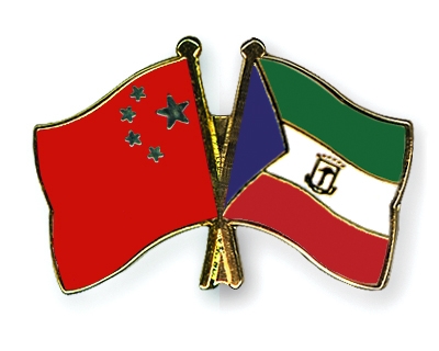 Fahnen Pins China quatorialguinea