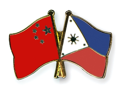 Fahnen Pins China Philippinen