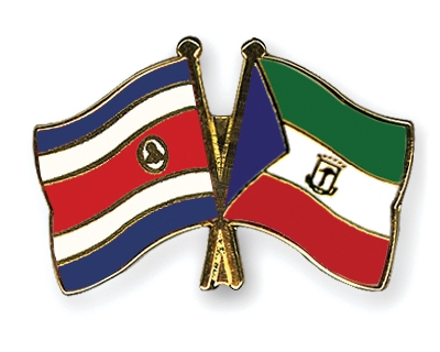 Fahnen Pins Costa-Rica quatorialguinea