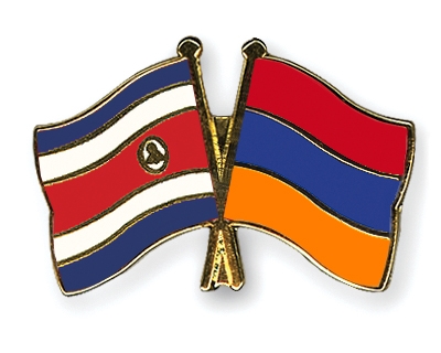 Fahnen Pins Costa-Rica Armenien