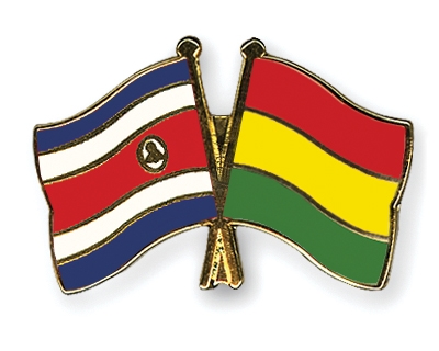 Fahnen Pins Costa-Rica Bolivien