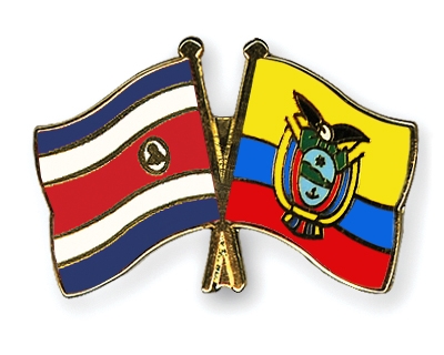 Fahnen Pins Costa-Rica Ecuador