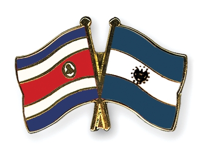 Fahnen Pins Costa-Rica El-Salvador