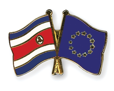 Fahnen Pins Costa-Rica Europa