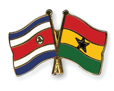 Fahnen Pins Costa-Rica Ghana