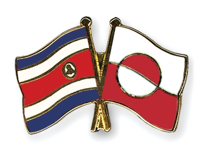 Fahnen Pins Costa-Rica Grnland
