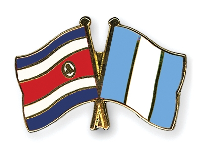 Fahnen Pins Costa-Rica Guatemala